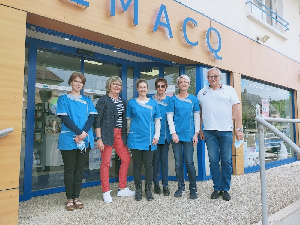 équipe Pharmacie Coussemacq Mouiller